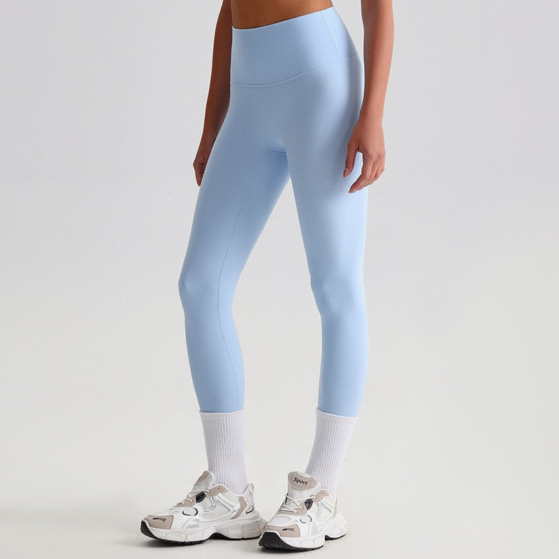 Ankle length leggings light blue
