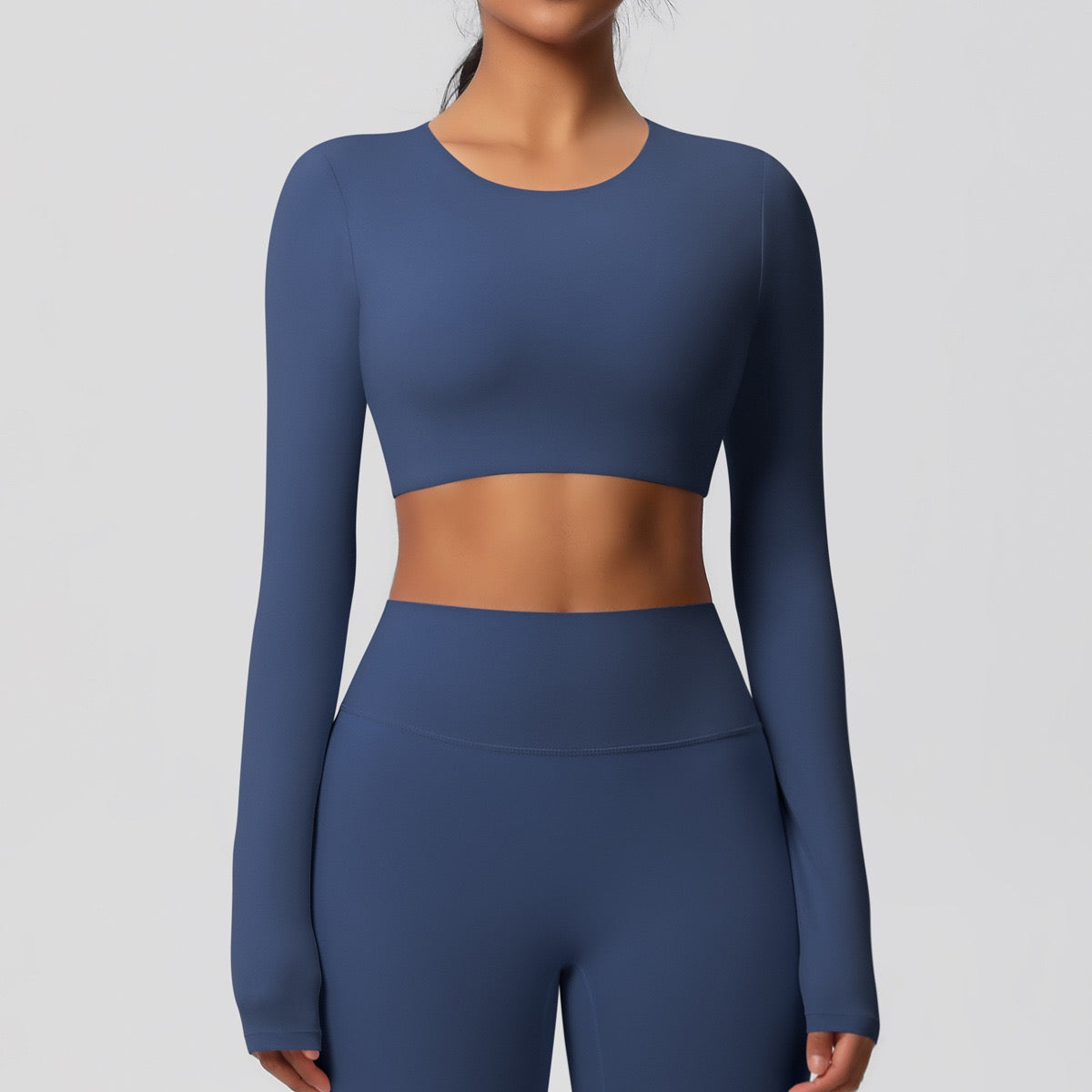 Breathable long sleeve fitness shirt