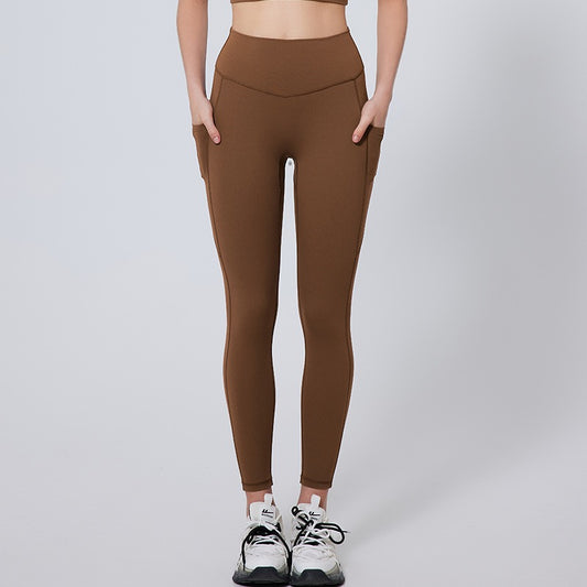 High waist leggings with pockets