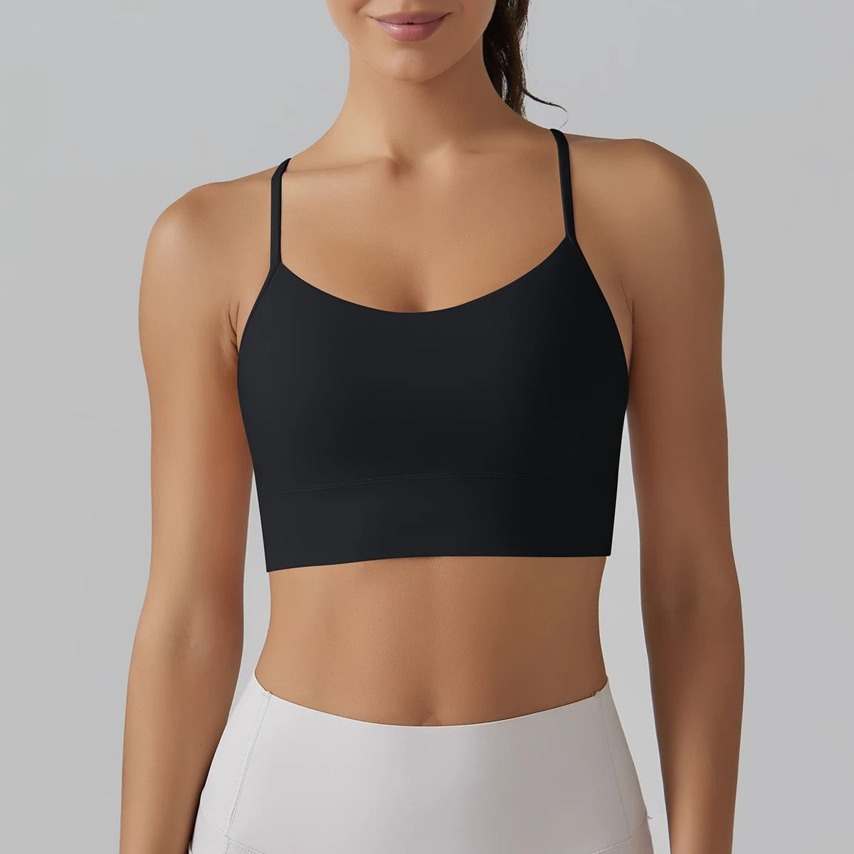 Women's Minimalist Strappy Sports Bra – Green