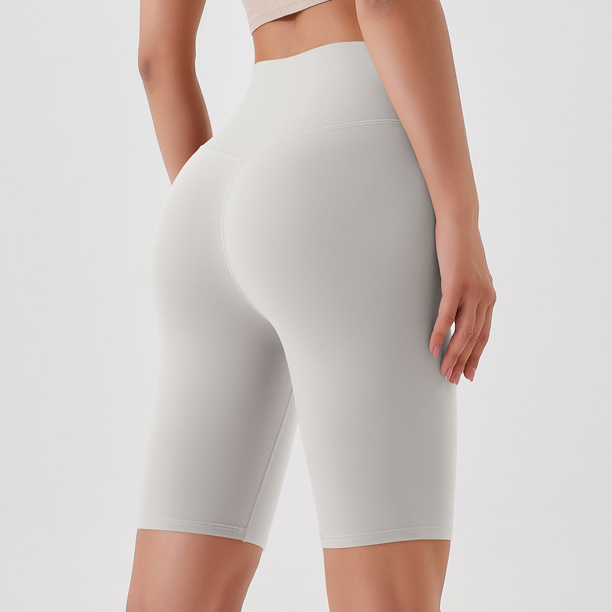 High-Waist Biker Shorts - Tummy Control & Sculpting Fit