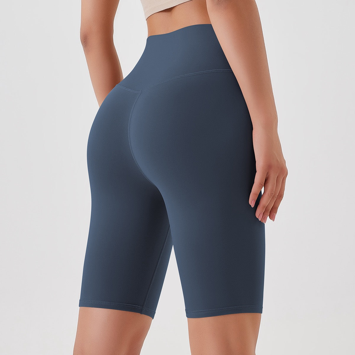 High-Waist Biker Shorts - Tummy Control & Sculpting Fit
