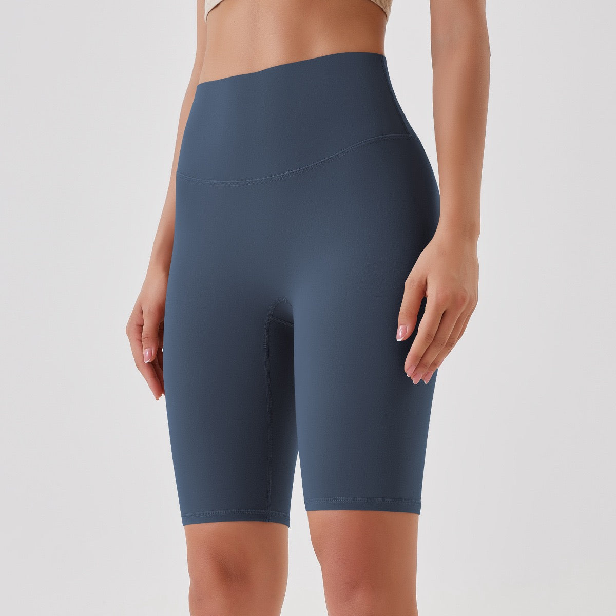 High-Waist Biker Shorts - Tummy Control & Sculpting Fit