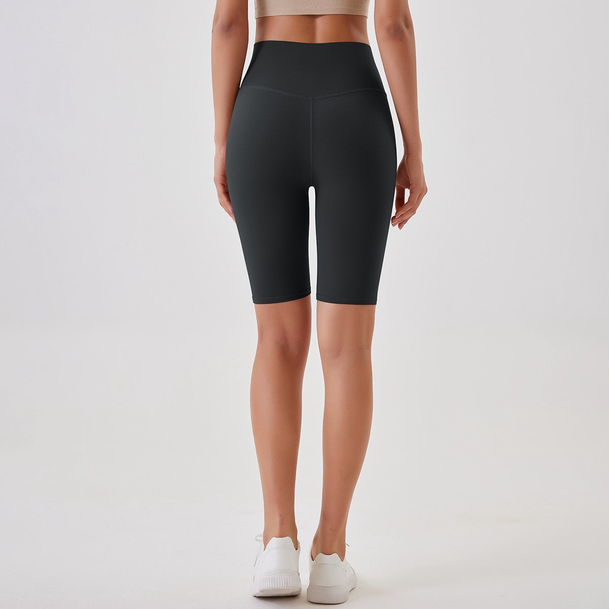 High-Waist Biker Shorts - Tummy Control & Sculpting Fit