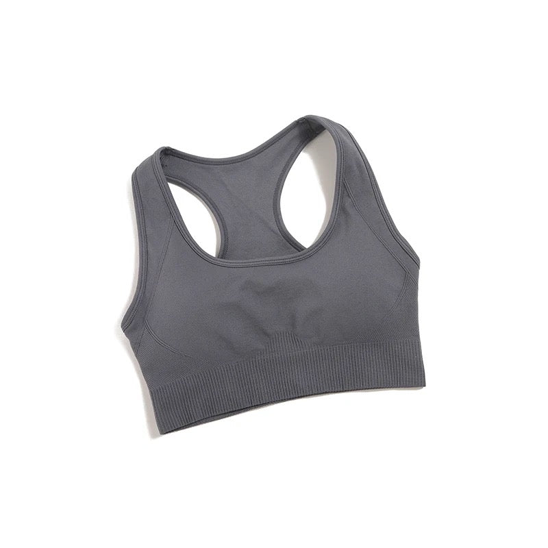 Seamless Racerback Sports Bra – Green Color
