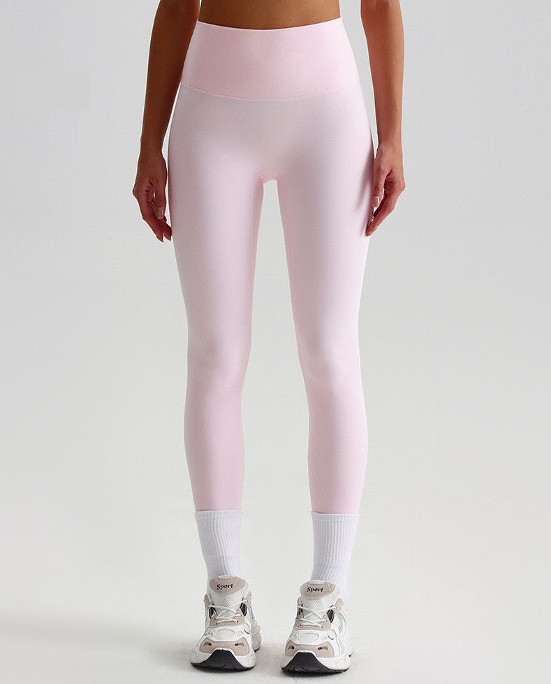 Seamless workout leggings pink