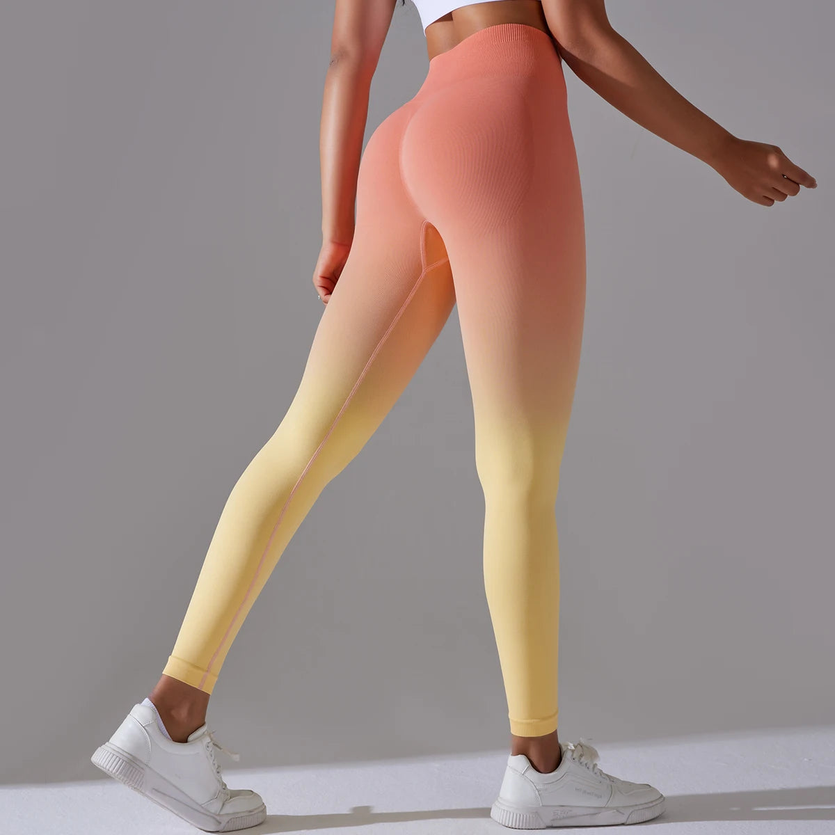 Women's Ombre Seamless High-Waist Leggings