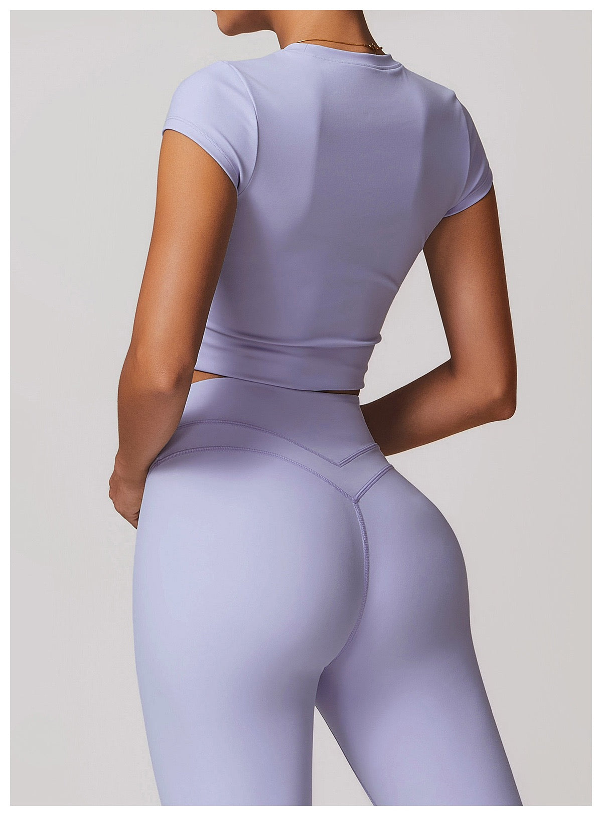 Sporty-chic workout crop top