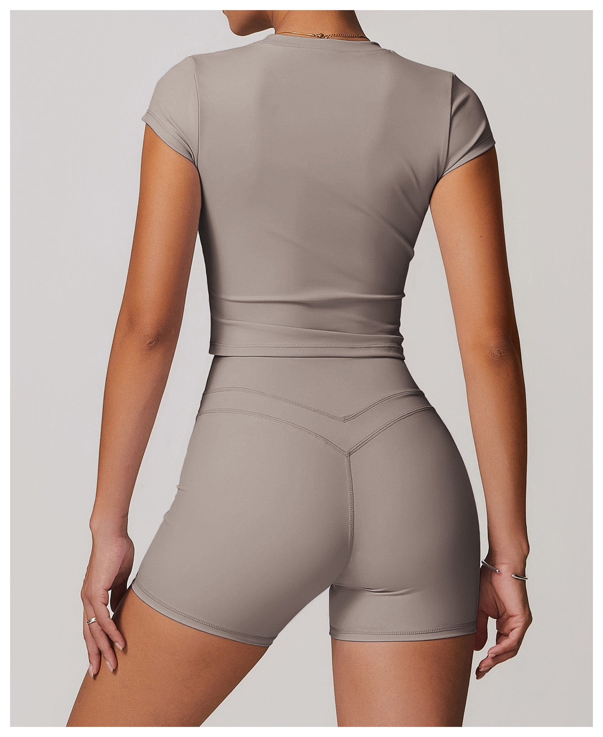 Waist-length crop top