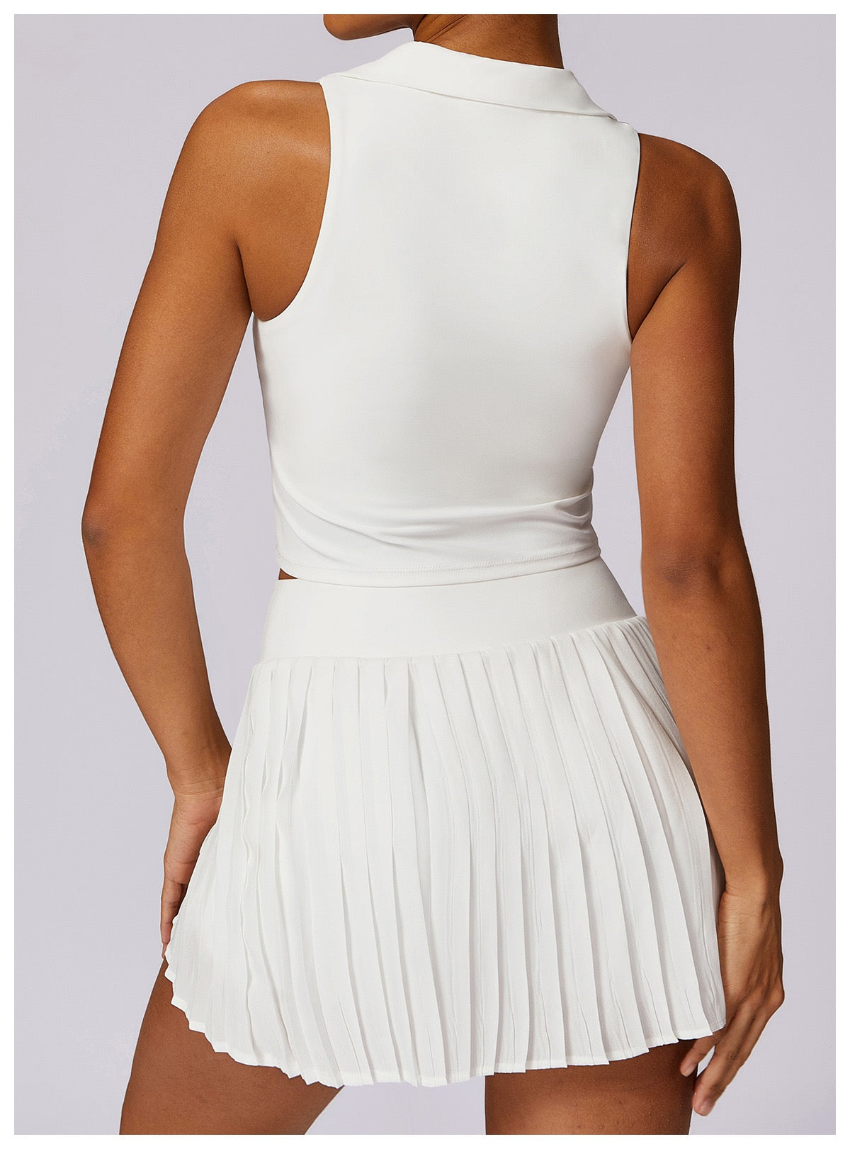 White workout top for summer