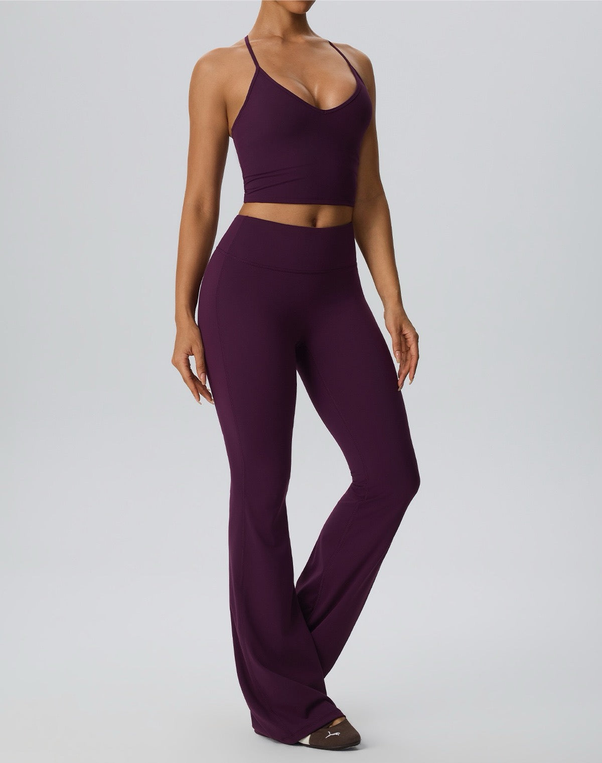 athletic bell bottoms