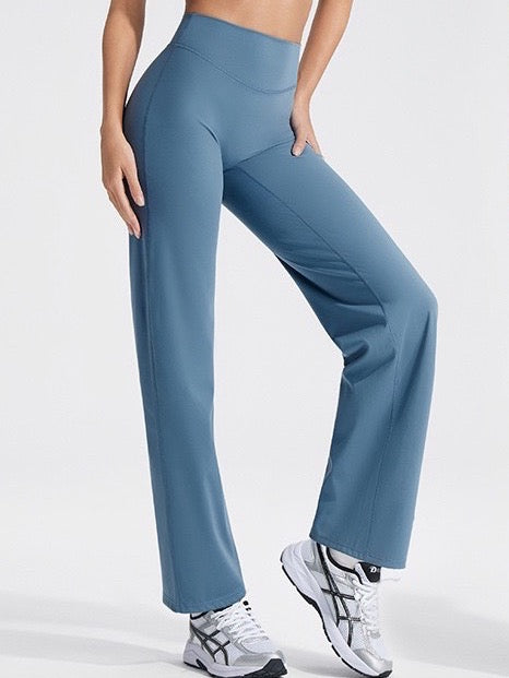 athletic wide-leg trousers for women