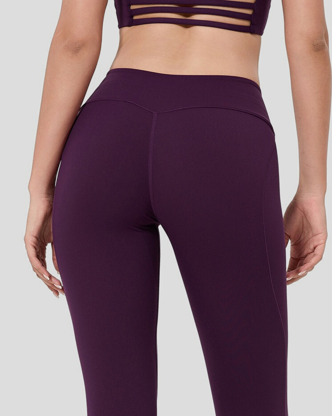 booty lifting workout leggings in purple