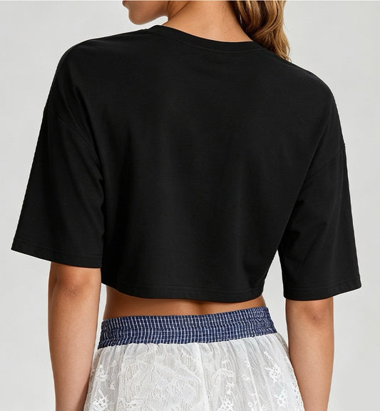 breathable fitness shirt black