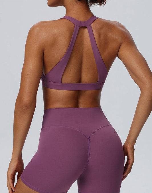 purple sports bra for women