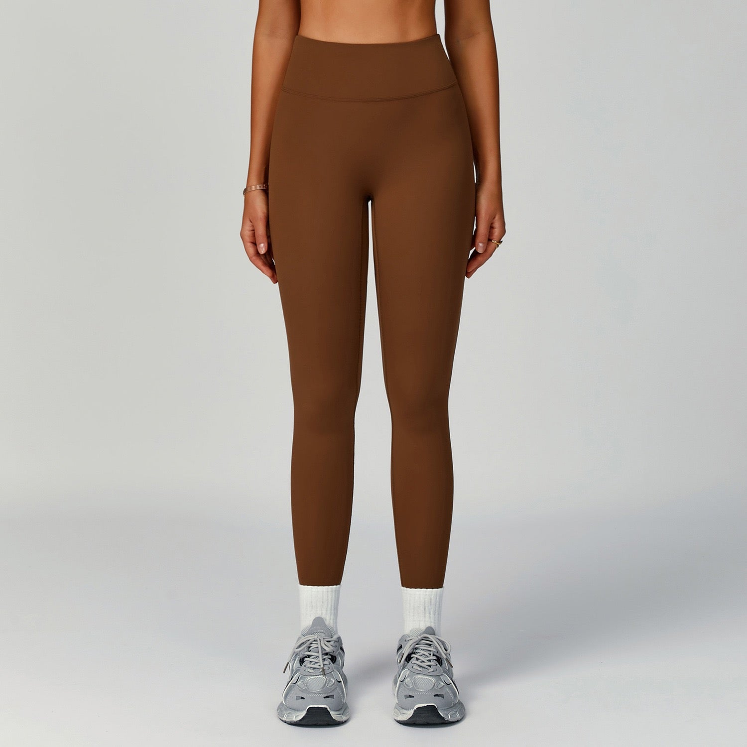 brown high rise leggings