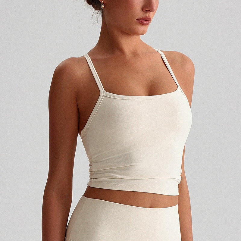 camisole style sports bra