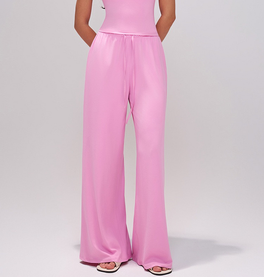 casual wide leg pants women outfit