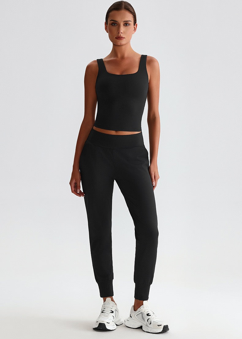 comfy everyday workout clothes black