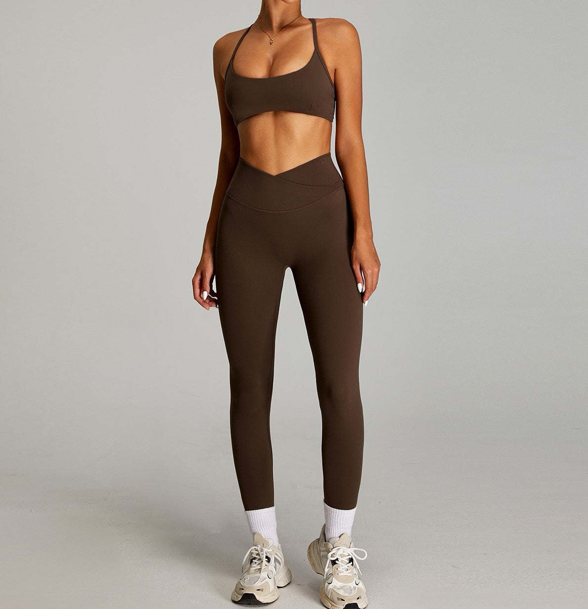 durable nylon spandex sports bra
