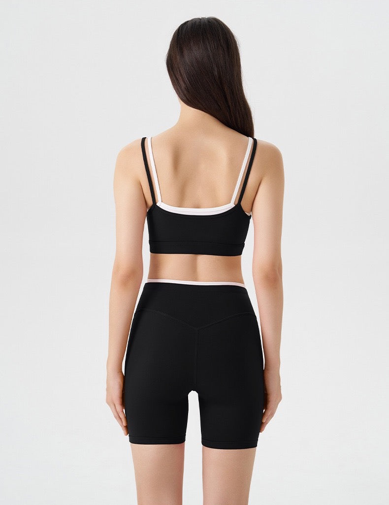 everyday activewear outfit matching set black