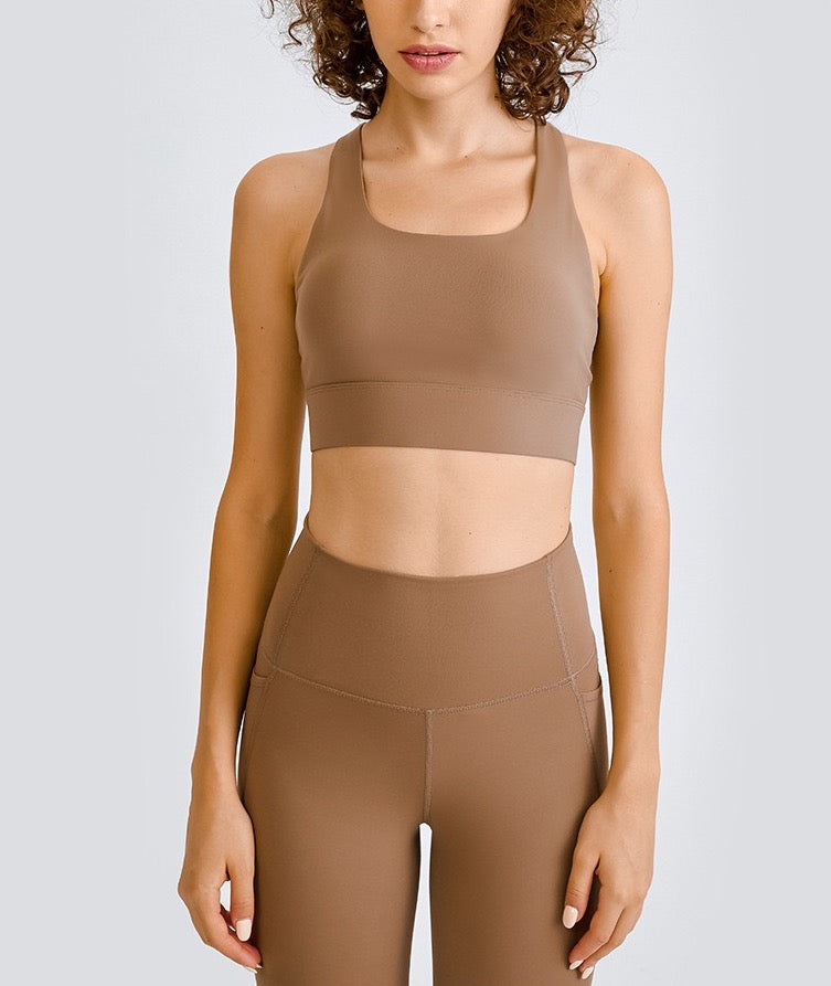 everyday sports bra with breathable design