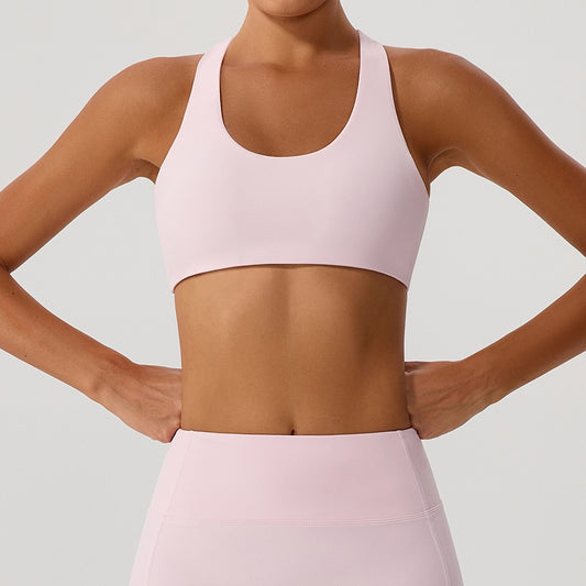 feminine workout bra