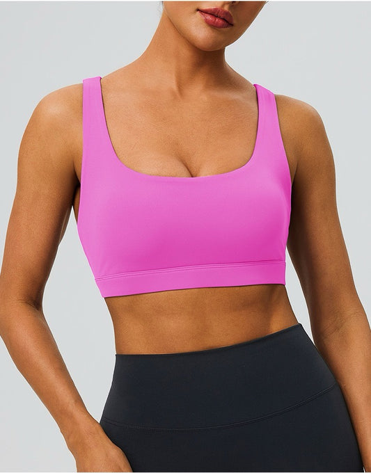 fitness bra with removable pads