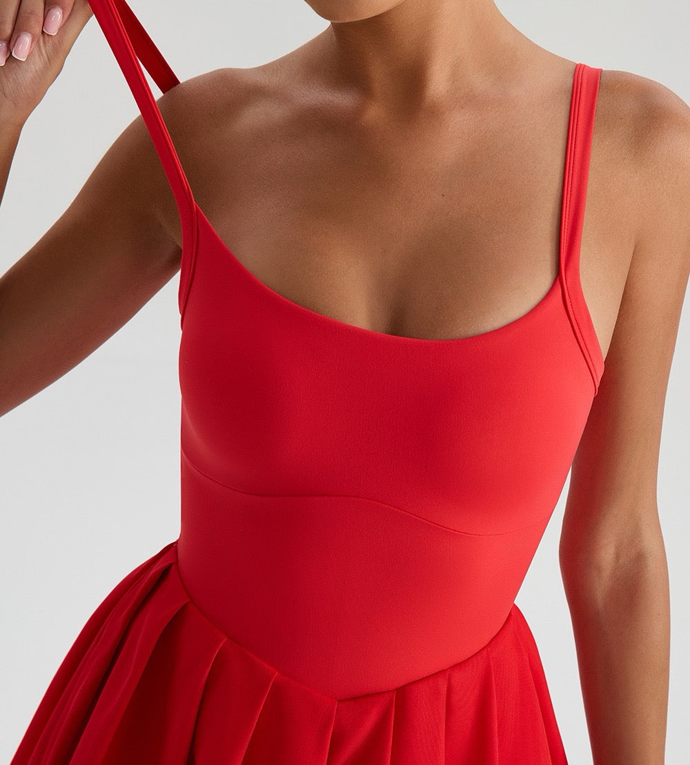 gym dress for women with built-in shorts