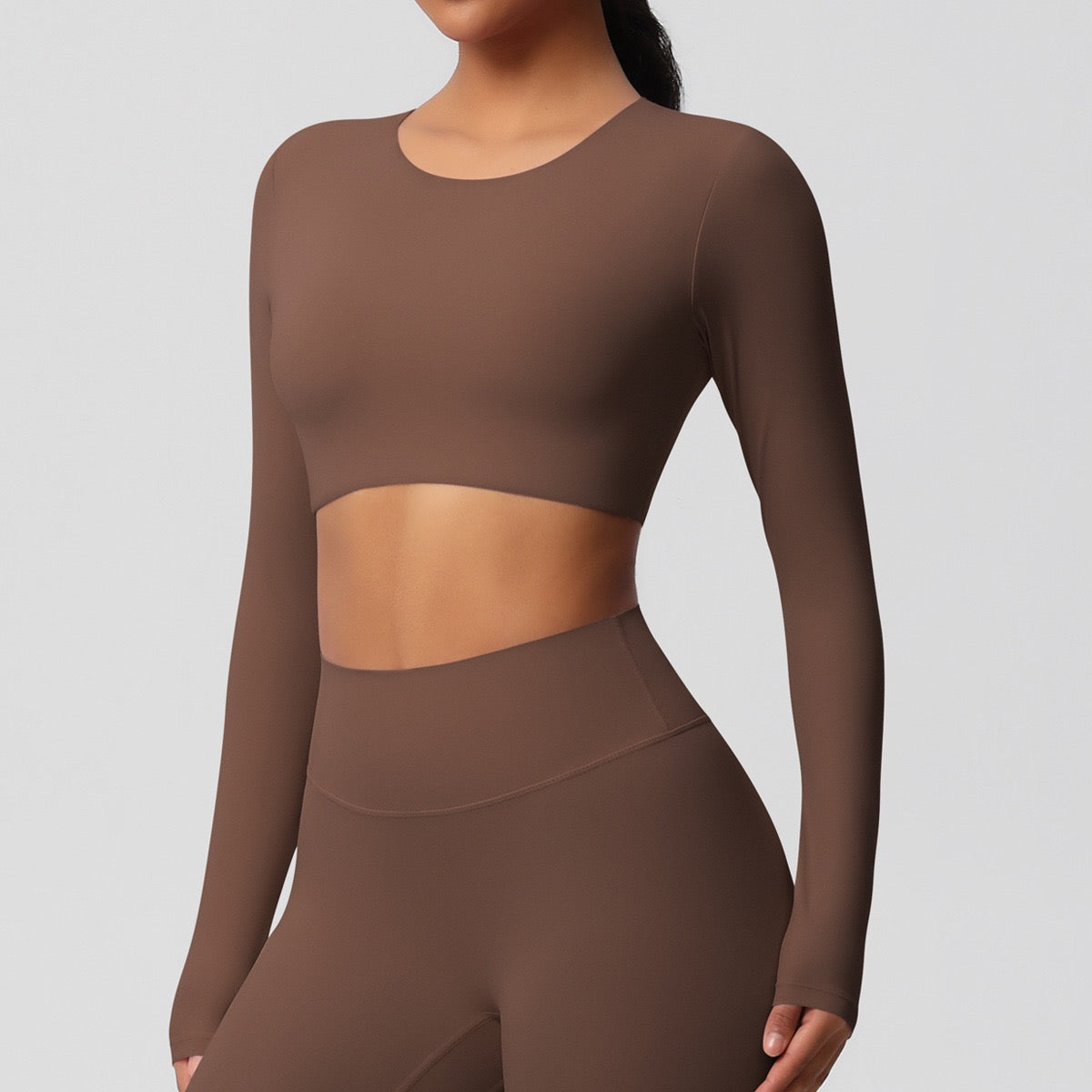 long sleeve running top