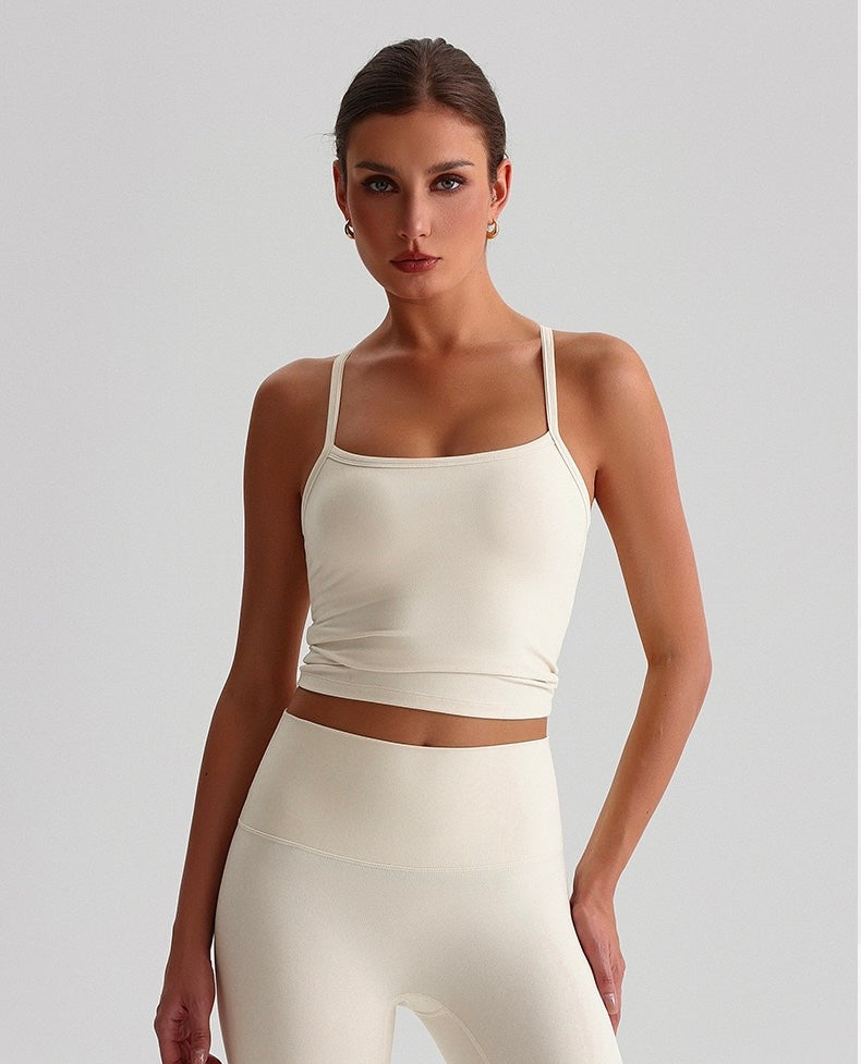 medium impact sports bra tank