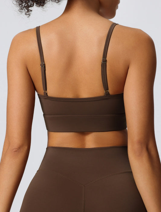 moisture-wicking workout bra