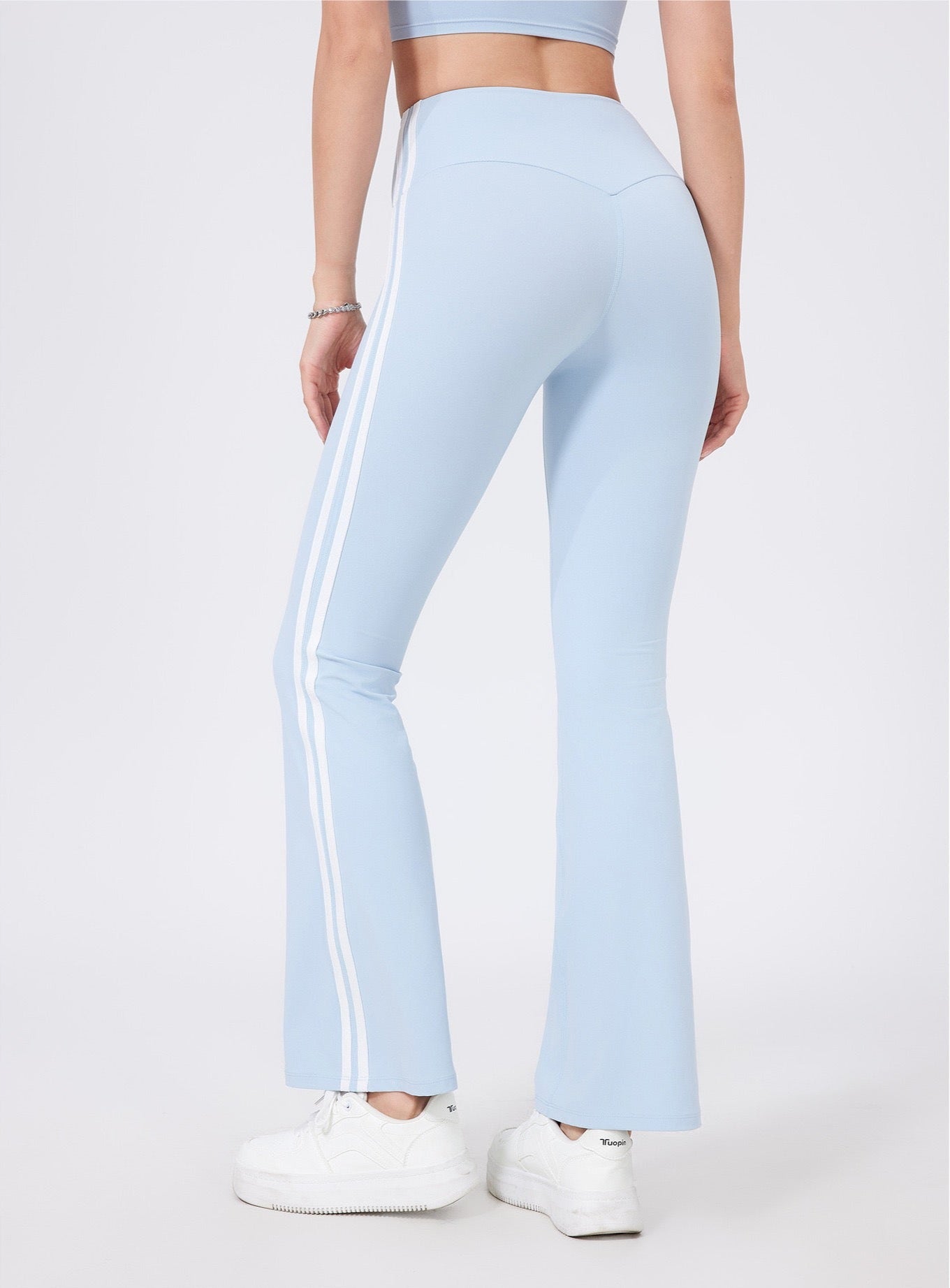 pastel workout flare leggings