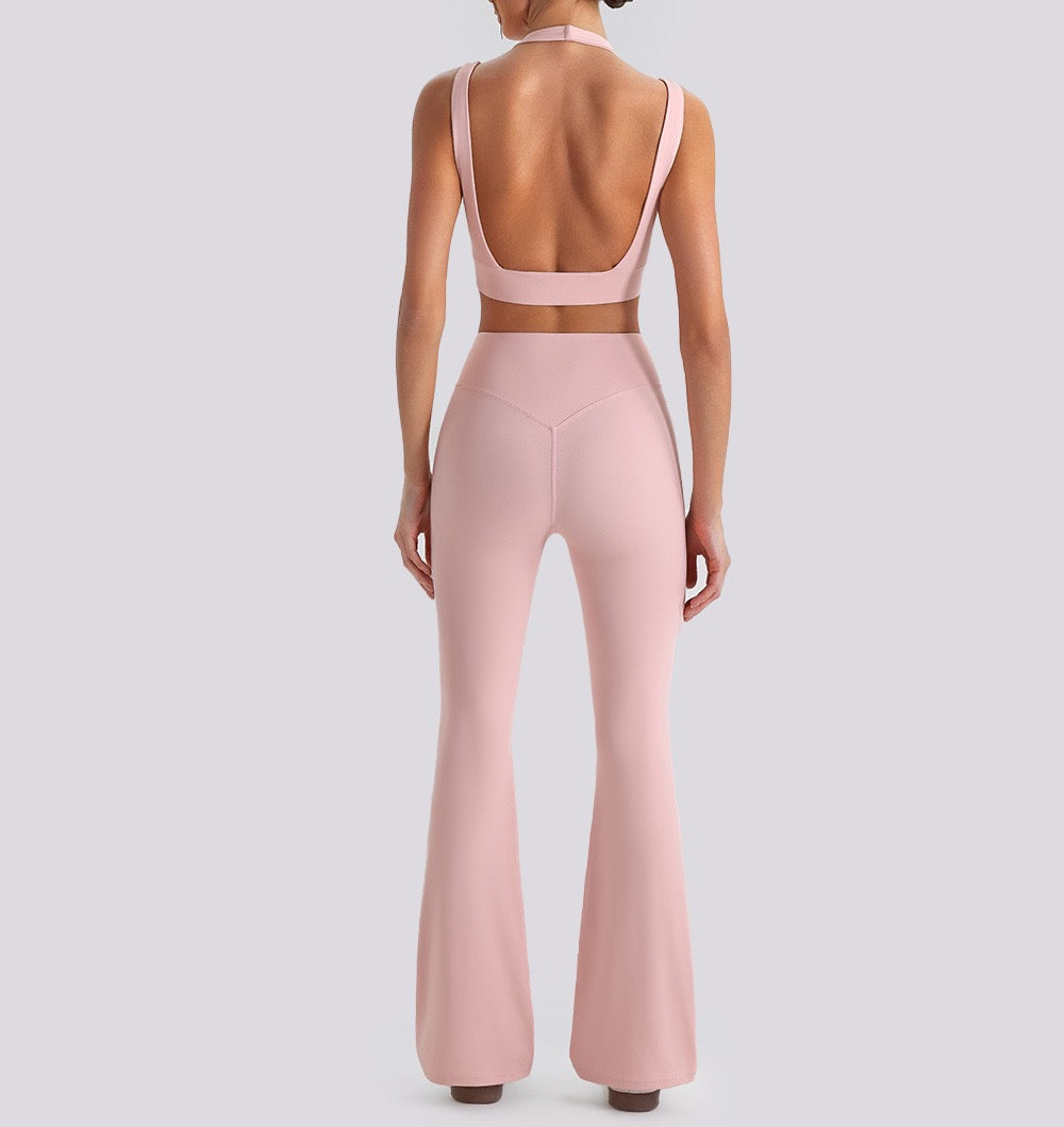 sculpting yoga pants pink