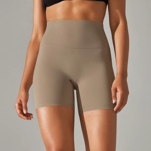seamless high waist workout shorts