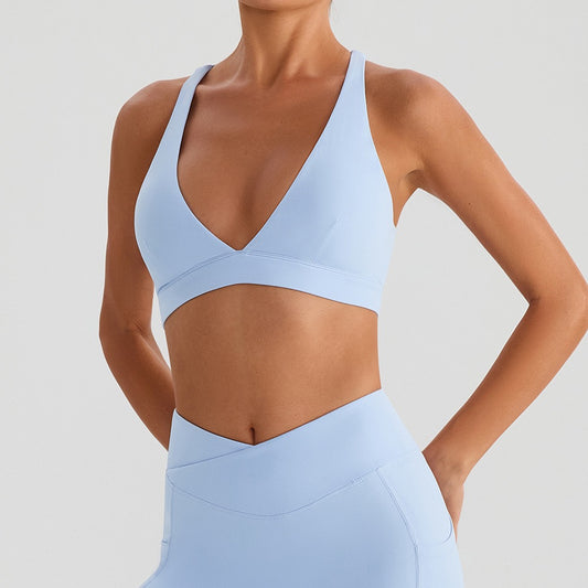 soft-touch athletic bra