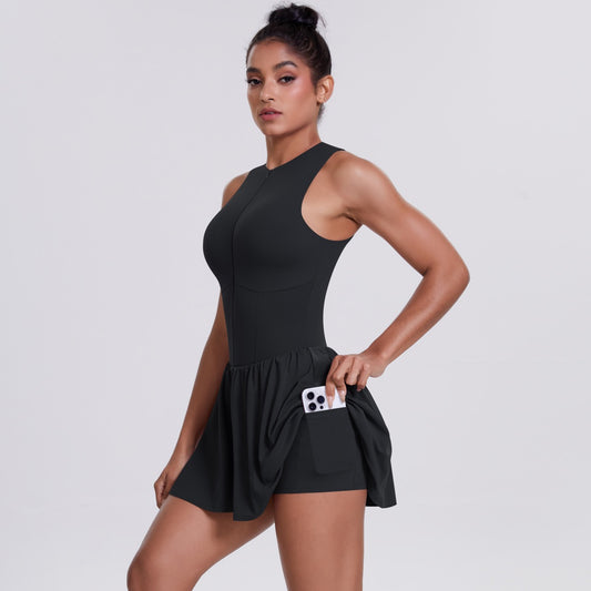 sports dress with inner shorts