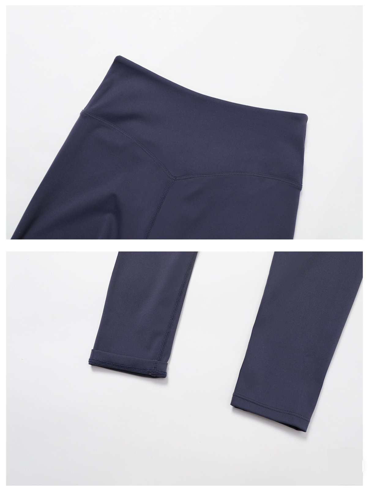 squat proof blue grey leggings