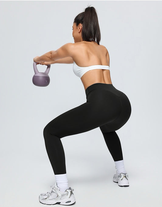 black yoga tights women