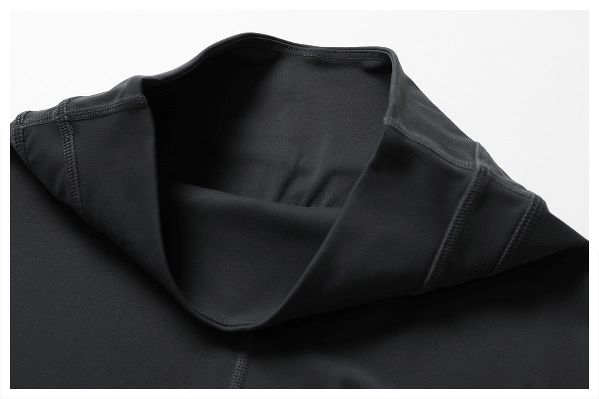 tummy control gym shorts black