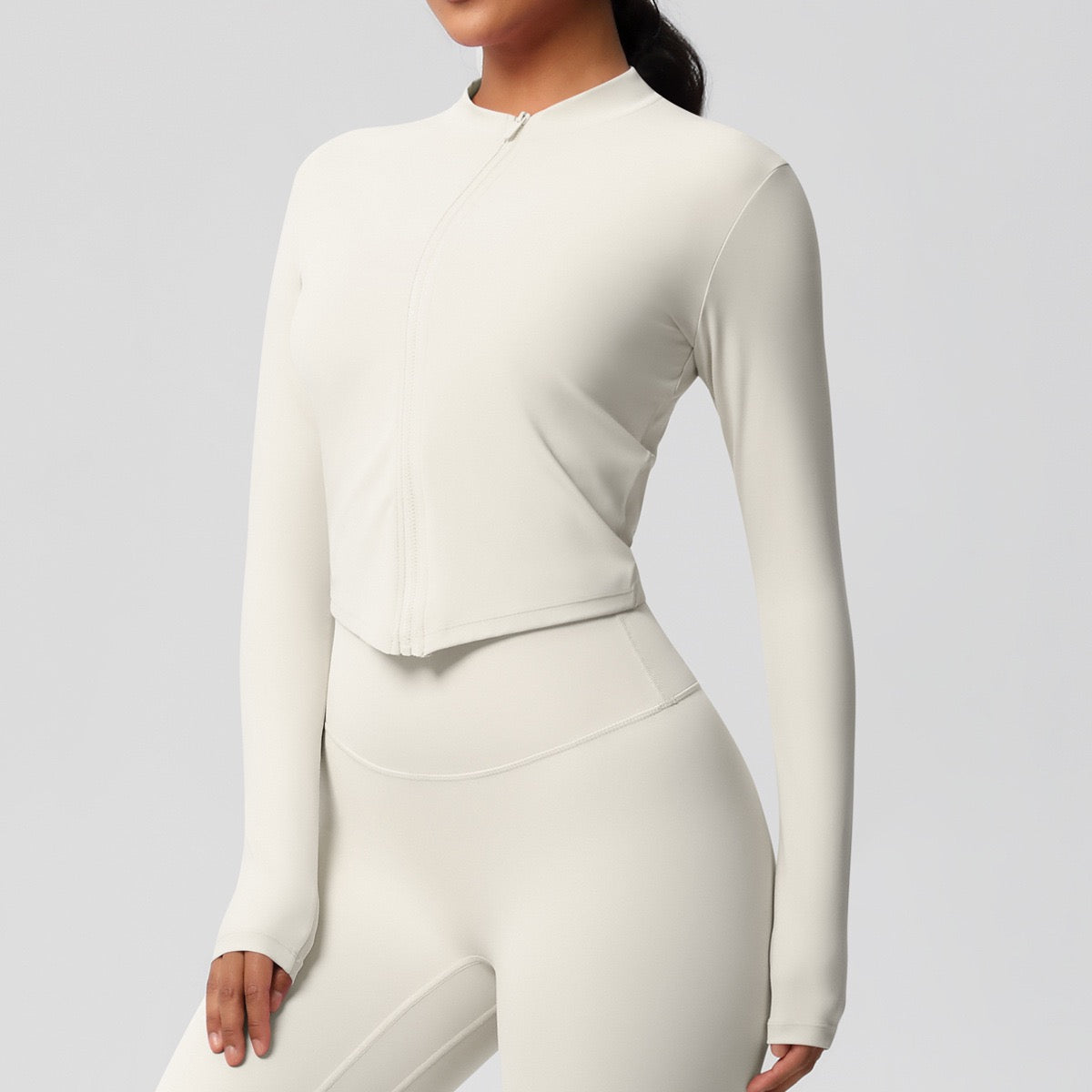 white long sleeve going out tops