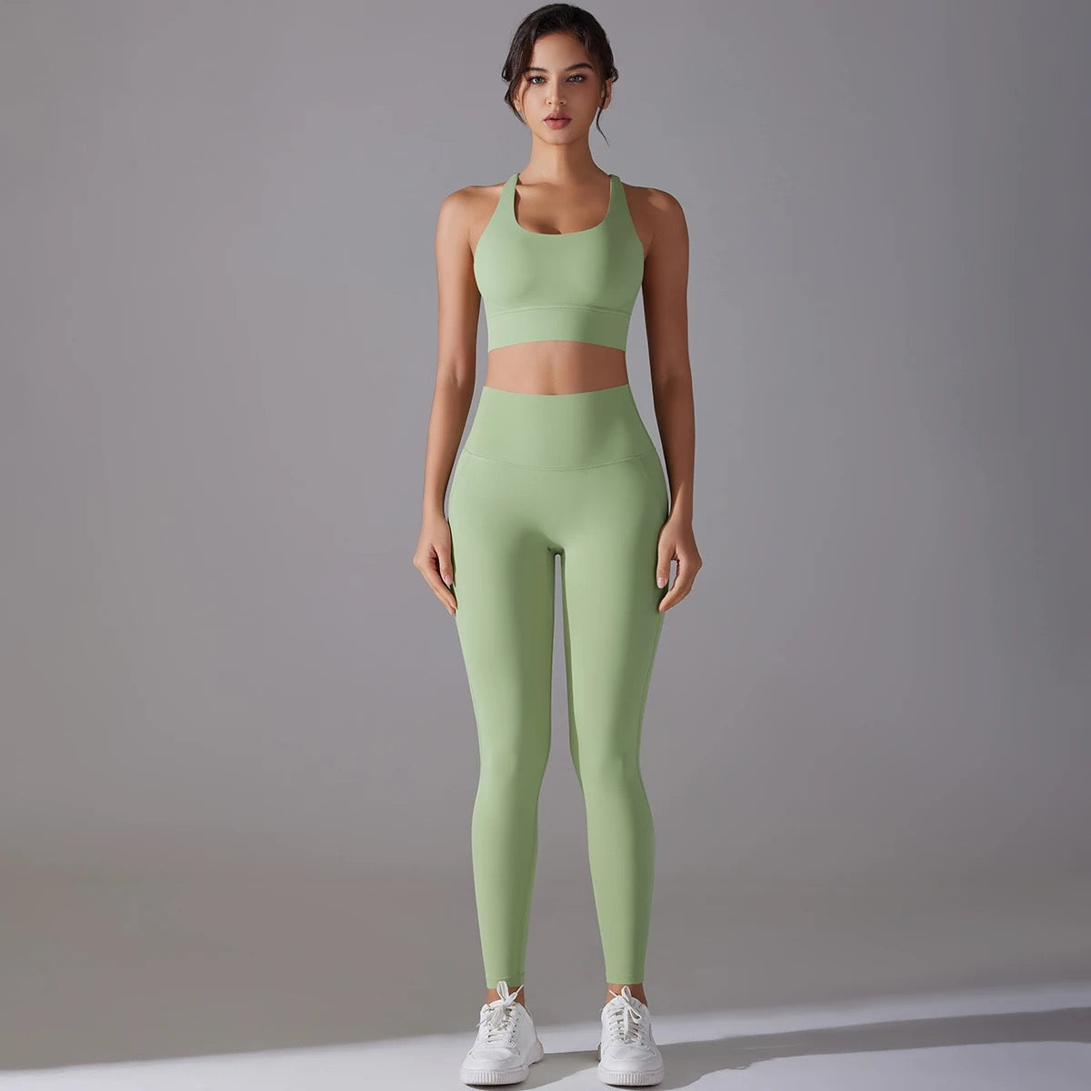 Women's Seamless 2-Piece Workout Set - Ivory