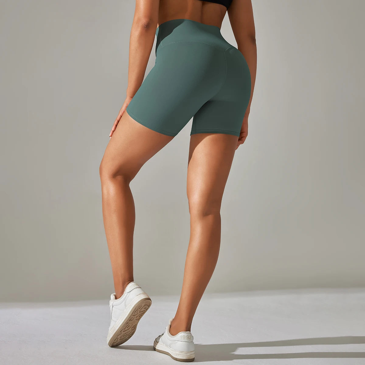 women's high waist biker shorts