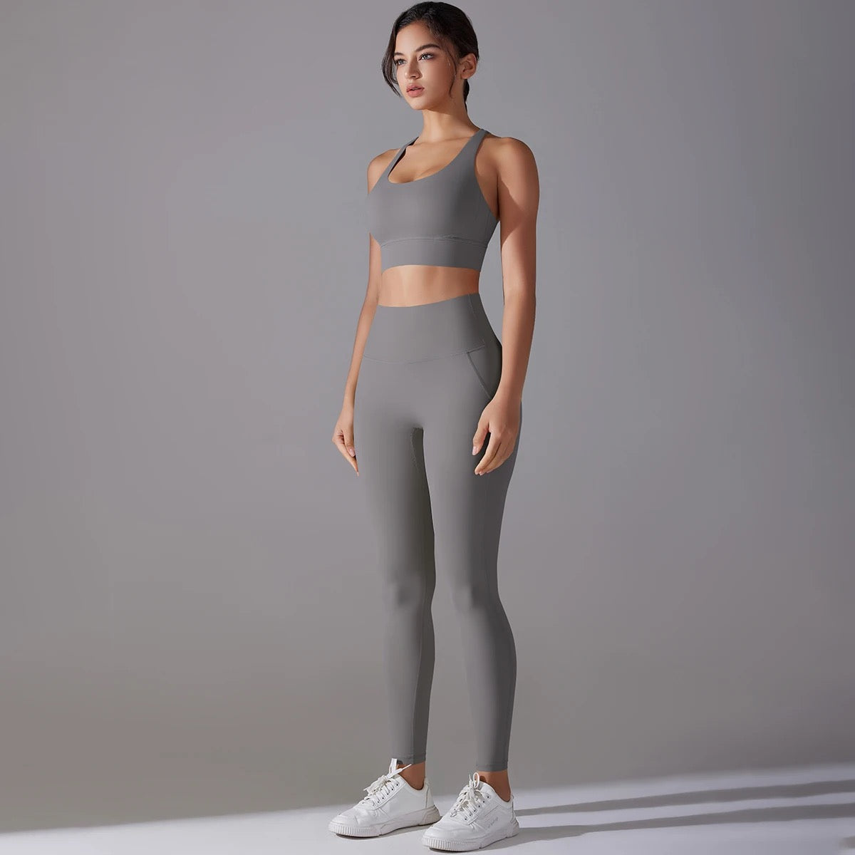 Women's Seamless 2-Piece Workout Set - Ivory