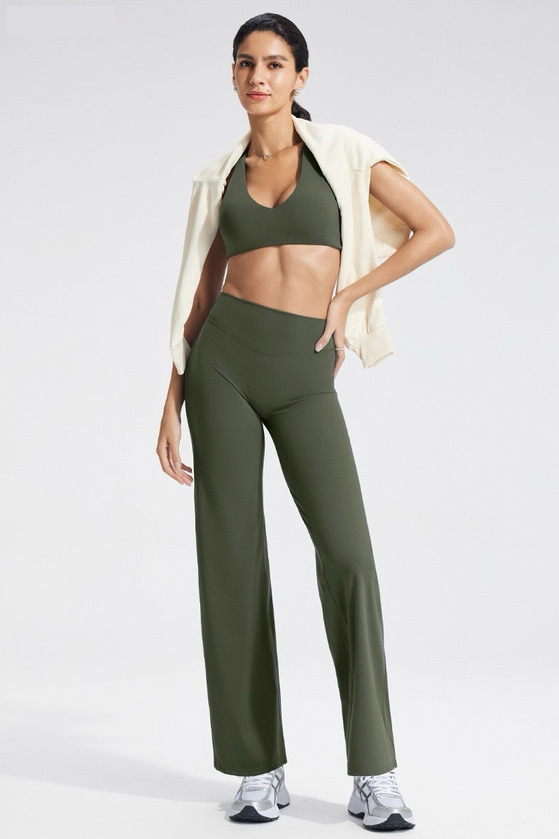 womens athleisure wear green