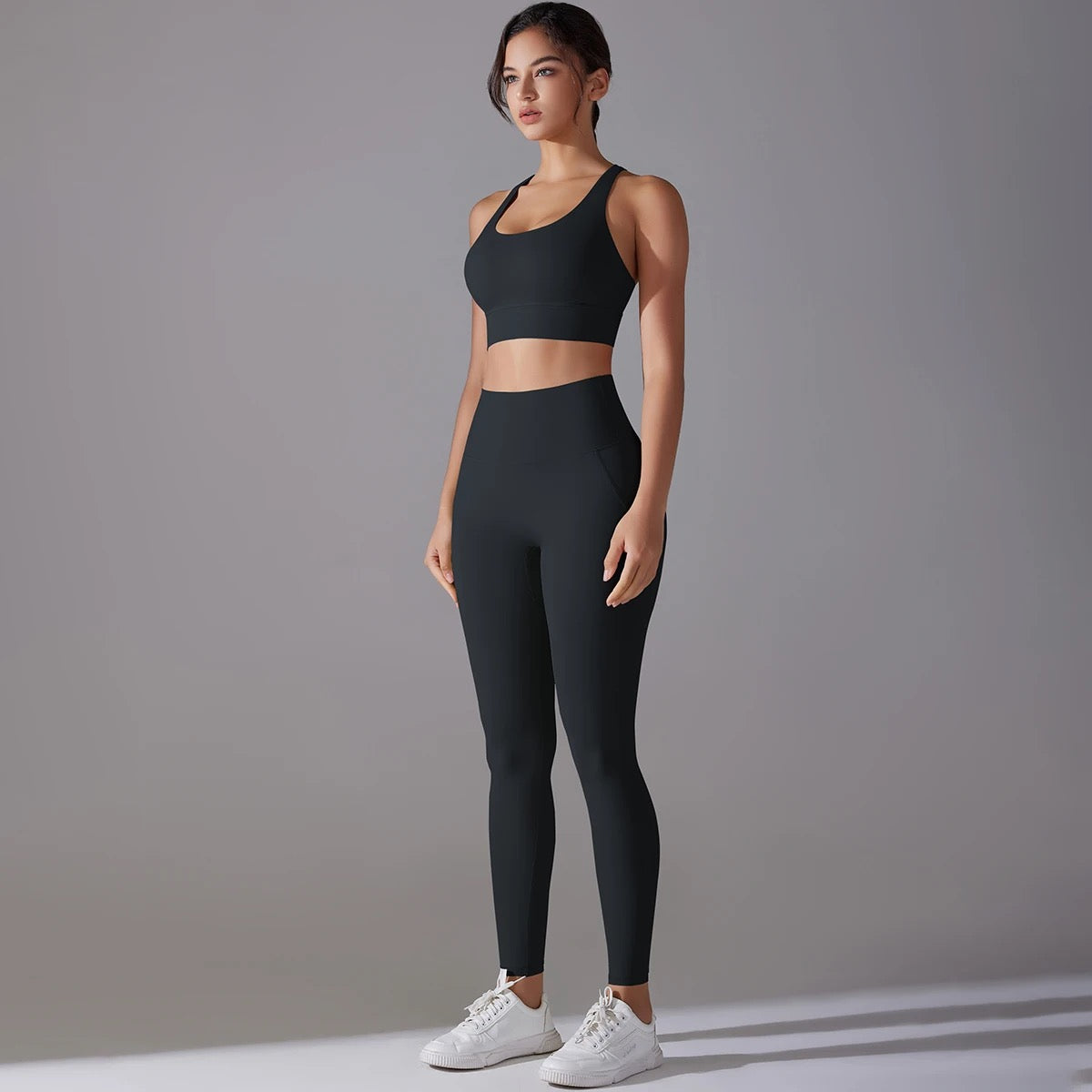 Women's Seamless 2-Piece Workout Set - Ivory