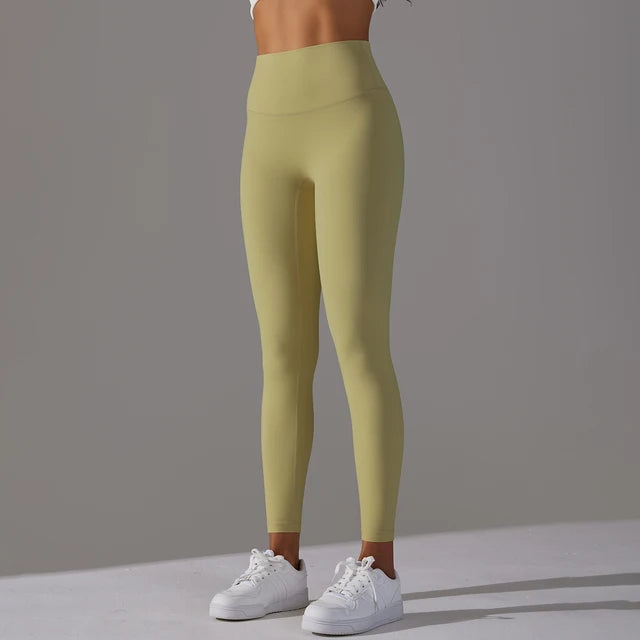 High Waist Seamless Yoga Leggings - Multiple Colors