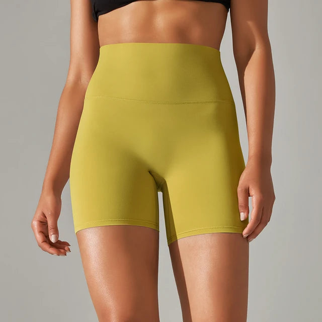 Women's High-Waist Seamless Biker Shorts