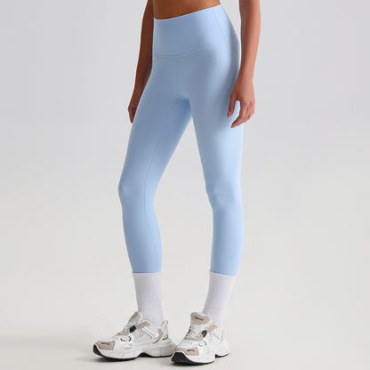 Ankle length leggings light blue