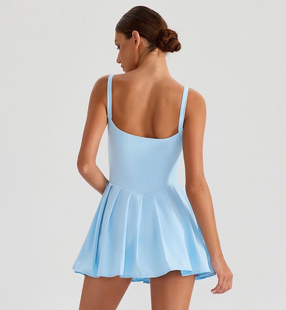 Cute tennis outfit blue color